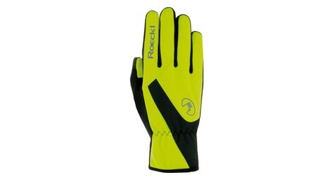 Roeckl roth k210 guantes negro amarillo