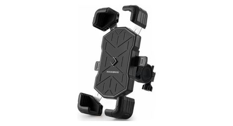 Rockbros support vélo fixation guidon pour téléphone de 4,5 à 7,2 pouces - noir