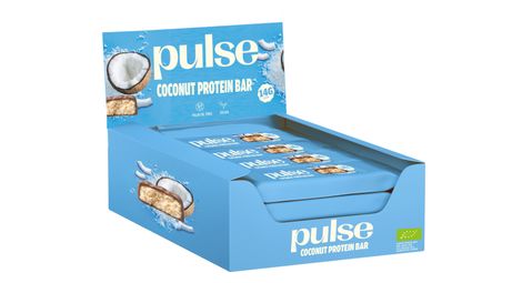 Barre protéinée bio & cru (raw) - coco & chocolat noir - digestion facile - pack 12x55g