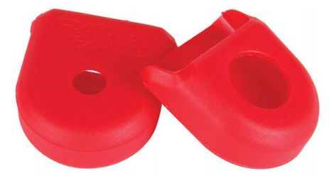 Race face paire de protèges manivelles carbone boot pedal rouge