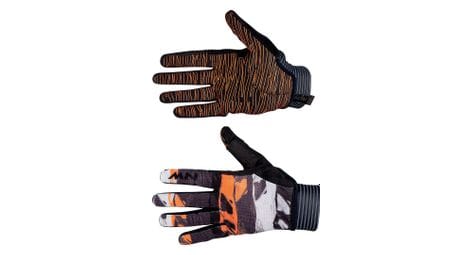 Northwave air full long handschoenen zwart/oranje/wit