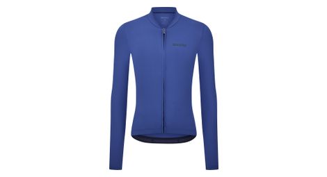 santini sensation unisex long sleeve jersey blue