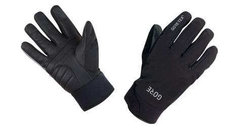 Ein paar gore wear c5 thermo gore-tex handschuhe schwarz