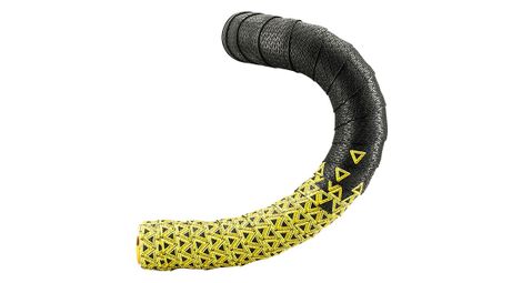 Nastro manubrio deda loop giallo/nero con tappi