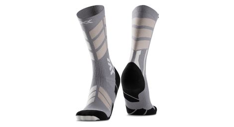 Chaussettes X-Socks X-Country Perform Merino Crew Gris/Sable