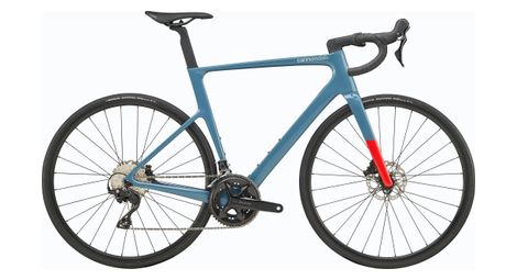 Vélo de route cannondale supersix evo 4 shimano 105 12v 700 mm bleu storm cloud 