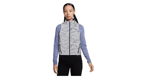 nike swift grey women s sleeveless thermal jacket