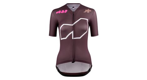 Assos Dyora R S11 Kurzarm-Trikot „We are the A Bordeaux“ für Damen