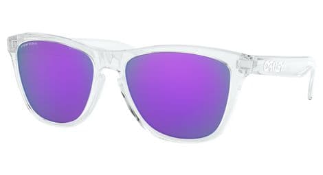 Oakley frogskins sunglasses / prizm violet / transparent / ref: oo9013-h755