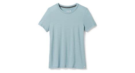 T shirt manches courtes femme smartwool short sleeve bleu clair