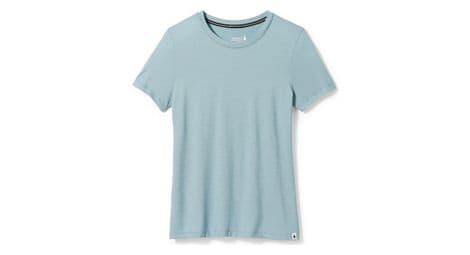 T-shirt manches courtes femme smartwool short sleeve bleu clair