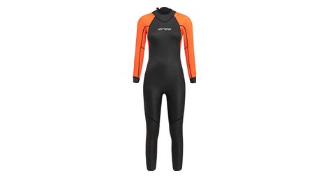 orca women s vitalis hi vis open water wetsuit black orange