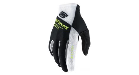Gants longs 100 celium noir blanc jaune fluo