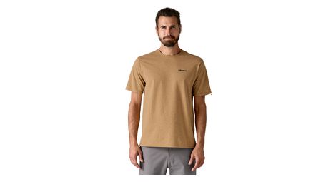 T-shirt patagonia p-6 logo responsibili-tee jaune homme