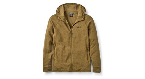 Polaire rab nexus hoody marron homme