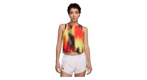 Débardeur nike dri-fit adv aeroswift crop rouge jaune noir