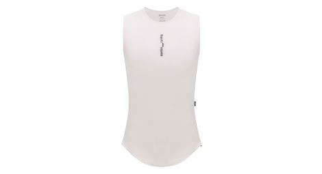 Sous Maillot Sans Manches Santini Delta Blanc Homme