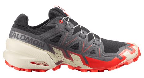 Zapatillas de trail Salomon Speedcross 6 Gris/Rojo Hombre