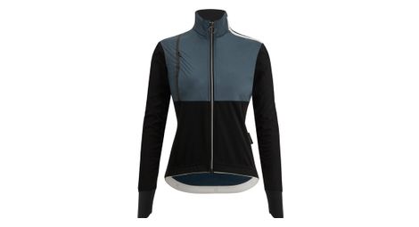 Santini vega absolute black women's long sleeve jacket