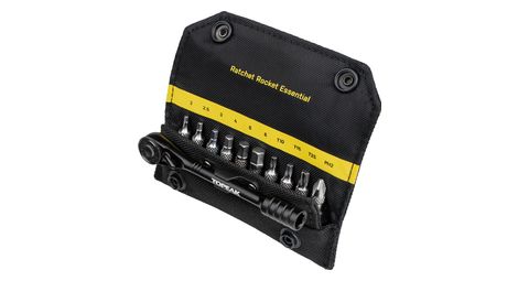 Cle a cliquets topeak ratchet rocket essential avec embouts en acier trempe