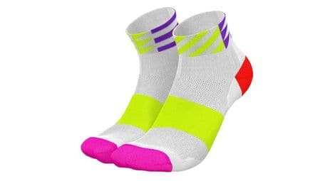 Chaussettes incylence ultralight elements short blanc/rose