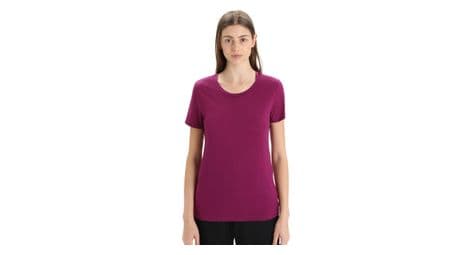 Icebreaker tech lite ii women's merino short sleeve t-shirt purple