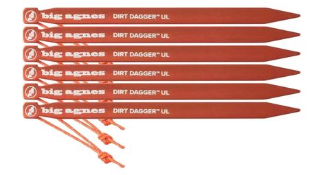 Big agnes dirt dagger ul heringe rot (x6)