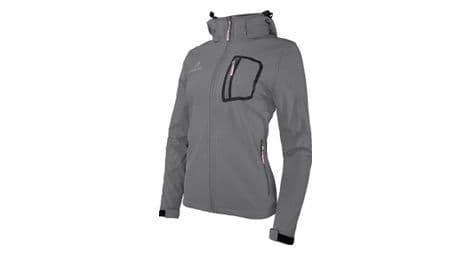 Softshell jacket pour la randonnée alpinus bergamo gris - femme