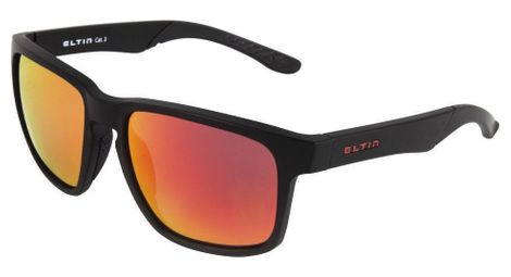 Lunettes eltin grant noir mat et rouge