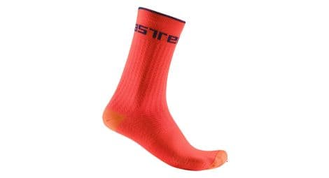 Chaussettes castelli distanza 20 orange