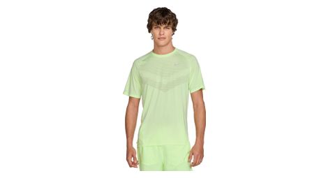 Maillot manches courtes nike dri-fit adv stride jaune homme