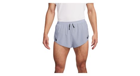 Short splité nike aeroswift 2in gris homme