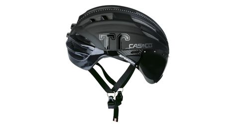 Casque aero casco speedairo plus avec visière noir mat