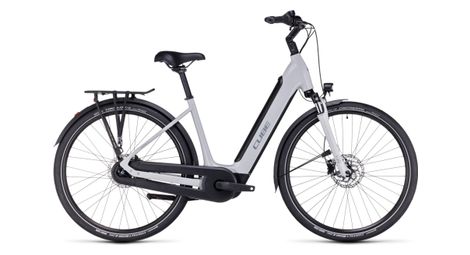 Cube supreme hybrid one 500 bicicleta eléctrica urbana de fácil acceso shimano nexus 7s 500 wh 700 mm gris 2023