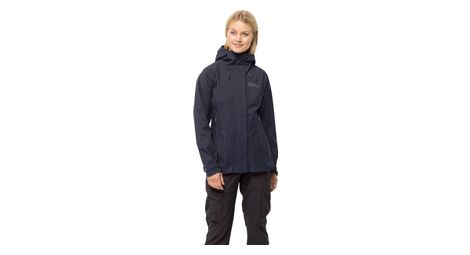 Giacca impermeabile jack wolfskin kammweg 2l donna grigio