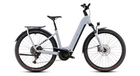 Cube kathmandu hybrid ex 800 easy entry electric hybrid bike shimano cues 11s 800 wh 700 mm haze grey 2025