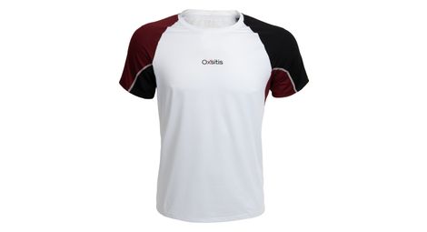Oxsitis X-Train Herren Kurzarmtrikot Weiß/Bordeaux