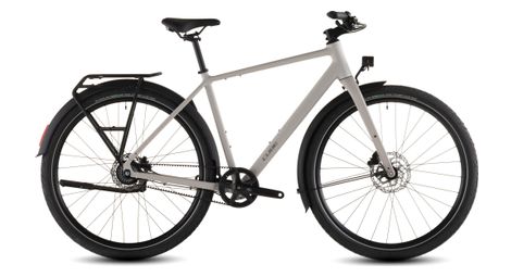 Vélo Fitness Cube Editor Pro FE Shimano Nexus 8V Courroie 700 mm Beige Gris Oat 2026