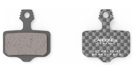 Paire de plaquettes ultralight amp carbone sl - sram 2020/magura/campagnolo - céramique