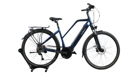 Produit reconditionné - vtc électrique vélo de ville aeb 490 bleu - très bon état