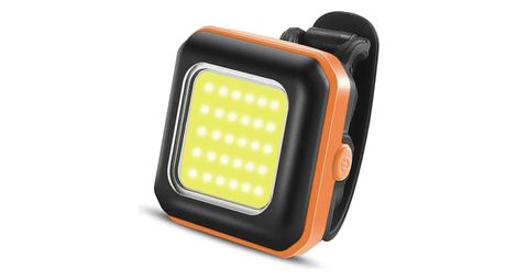 Lampe de sécurité led pour vélo - feu avant orange / lumière blanche