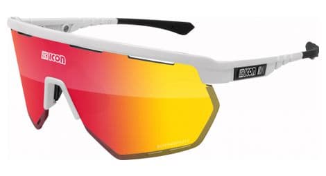 Scicon sports aerowing lunettes de soleil de performance sportive (scnpp multimorror rouge/luminosité blanche)