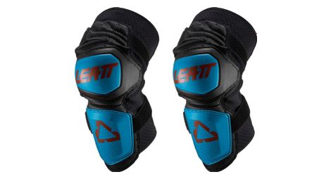 Genouilleres courtes leatt enduro bleu noir