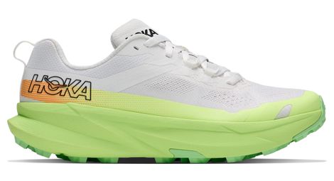 hoka torrent 5 women s trail running shoes white green