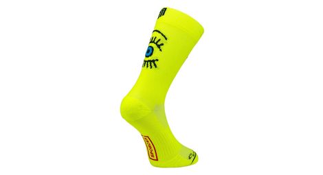 Chaussettes running sporcks eye yellow jaune