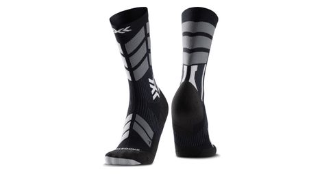 Chaussettes x-socks x-country perform crew noir/gris clair