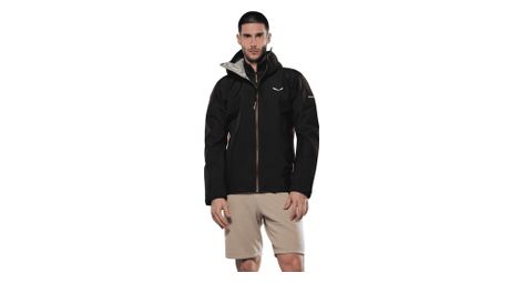 Veste impermeable salewa puez gore-tex 3l noir homme