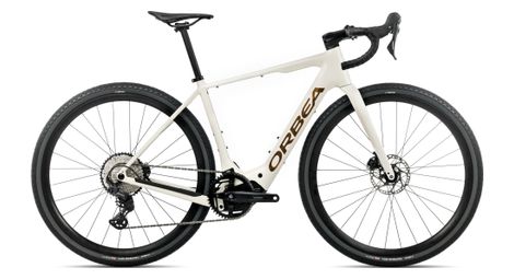 Vélo de gravel électrique orbea denna h30 shimano grx 12v 420 wh 700 mm blanc ivory 2026