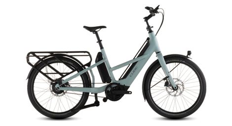 Vélo Cargo Longtail Électrique Cube Longtail Hybrid Comfort 800 Enviolo Heavy Duty 800 Wh 26'' Gris Vert Haze 2026