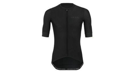 Le col pro aero short sleeve jersey black